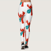 Die Rockin Lobster Leggings (Achterkant)
