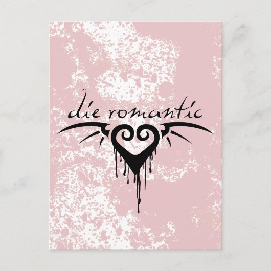 die romantisch briefkaart (Voorkant)