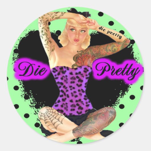 Die ronde sticker (Voorkant)