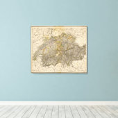 Die Schweiz Canvas Afdruk (Insitu (Houten vloer))