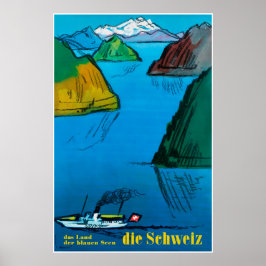 Die Schweiz, Zwitserland, reisposter Poster