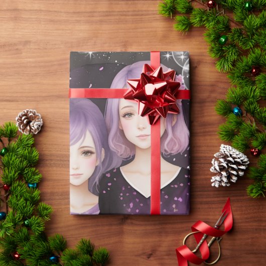 Die Schwestern Lavendel & Sakura Cadeaupapier (Feestdagen Geschenken)