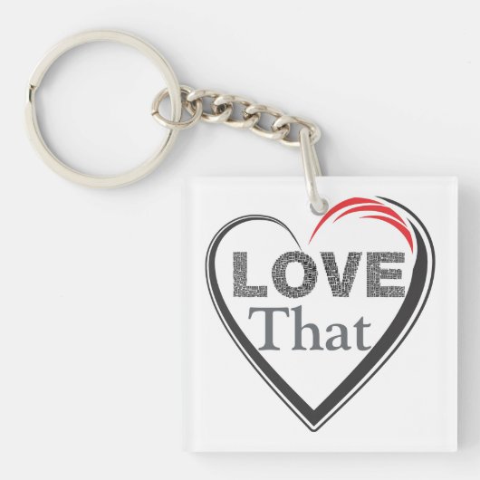 Die sleutelhanger is leuk (voorkant)