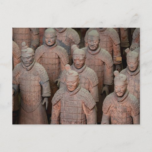 Die Terracotta Armee von Xian in China Briefkaart (Voorkant)