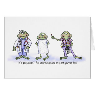 Die thermometer gaat daar naartoe?  Funny Frogs