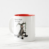 Die tijd van het jaar tweetonige Mok (Voorkant links)