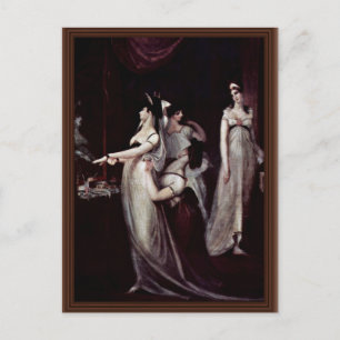 Die Undressing van Johann Heinrich Füssli (Beste Q Briefkaart