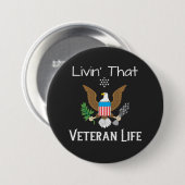 Die Veteran Life Button (Voorkant /achterkant)