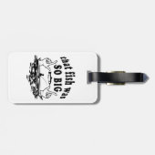 Die vis was zo groot bagagelabel (Achterkant horizontaal)