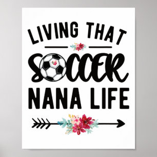 Die voetbaloma leven voetballer oma poster
