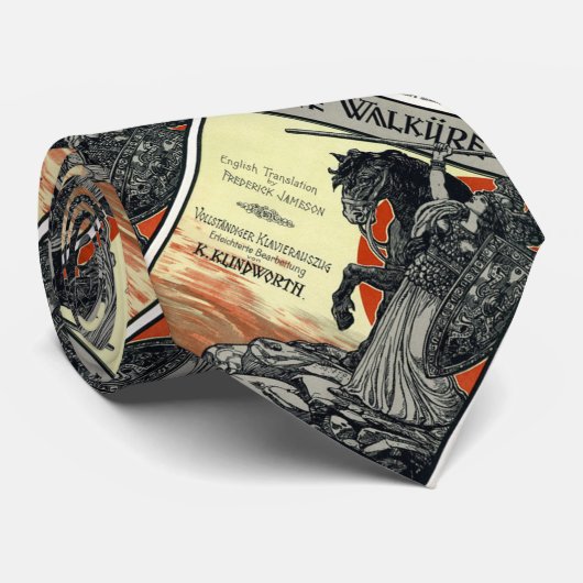 Die Walküre (Vocal score titelpagina, 1899) Stropdas (Opgerold)