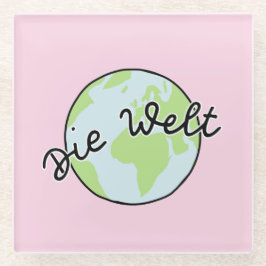 Die Welt Glazen Onderzetter