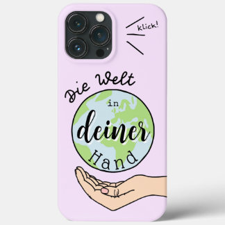 Die Welt in deiner Hand iPhone 13 Pro Max Hoesje