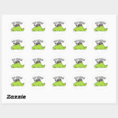 Died-nosaur Grappige Dinosaurus Puns Ronde Sticker (Vel)