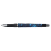 Dieep Blauw en Heldere Snowflakes Emmy Pen (Voorkant)