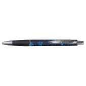 Dieep Blauw en Heldere Snowflakes Emmy Pen (Achterkant)