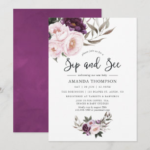 Dieep Velvet Floral Sip en Zie Kaart