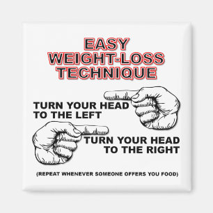 Dieet Gewicht-verlies Grappige Koelkast Magnet Magneet