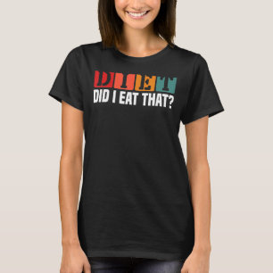 Dieet heb ik gegeten die grill meester chef-kok li t-shirt