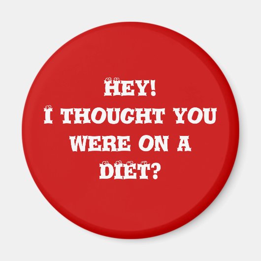 Dieet helper #3 magneet (Voorkant)