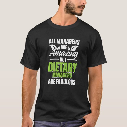 Dieetvoeding Manager Cdm Diet Management T-shirt (Voorkant)
