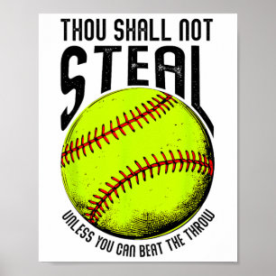 Diefstal Is Verboden Tenzij Je De Worp Kunt Versla Poster
