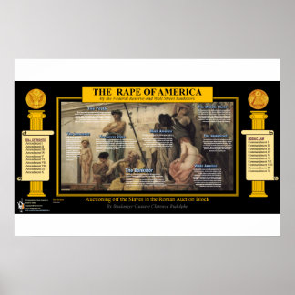 Diefstal van Amerika - Veilingblok Poster
