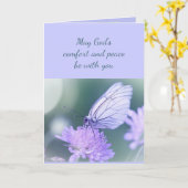 Diefste sympathie Help bij moeilijke vlinder C Kaart (Gele Bloem)