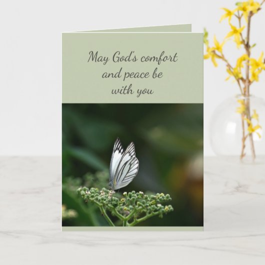 Diefste sympathie Help bij moeilijke vlinder C Kaart (Gele Bloem)