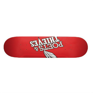 Dieften en dieven "De naam" Rood Skateboard