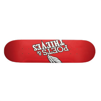 Dieften en dieven "De naam" Rood Skateboard