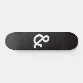 Dieften en dieven "De naam" zwart Skateboard (Horizontaal)