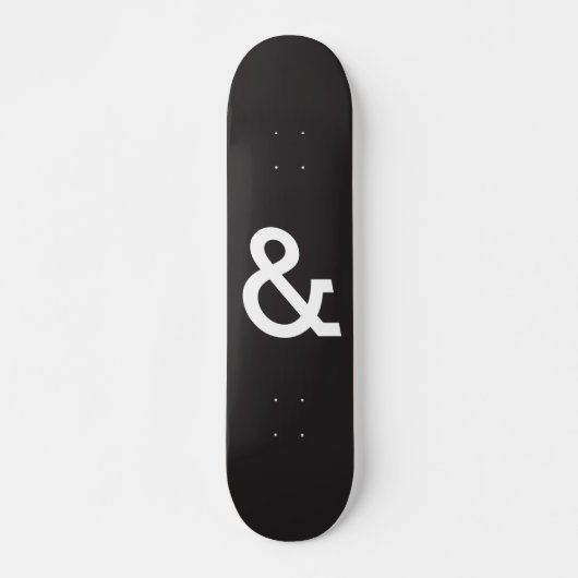 Dieften en dieven "De naam" zwart Skateboard (Voorkant)