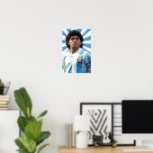 Diego Maradona Poster (Thuiskantoor)