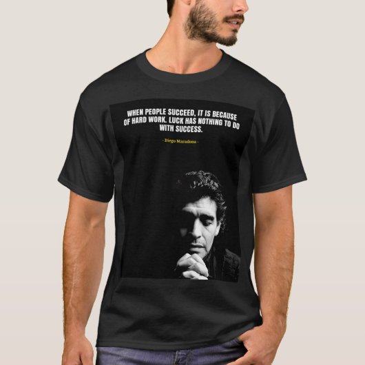 Diego Maradona quotes T-Shirt (Devant)