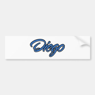 Diego Name Blue Autocollants