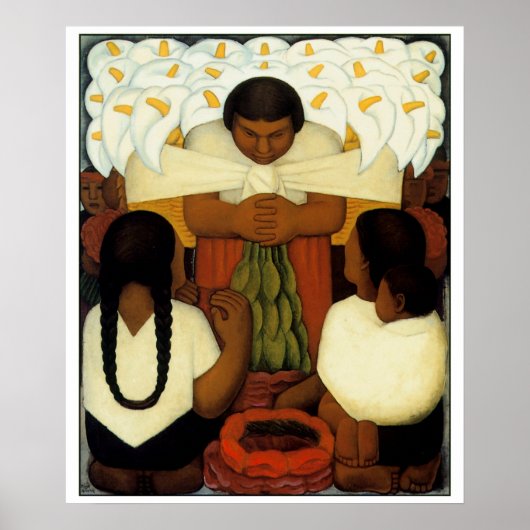 Diego Rivera Art Poster Kies jouw formaat (Voorkant)