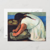 Diego Rivera - La Molendera, 1923 Briefkaart (Voorkant / Achterkant)