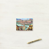 Diego Rivera Tenochtitlan Mural Post-it® Notes (Op bureau)