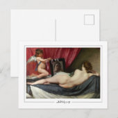 Diego Velázquez #16 - Carte postale d'art (Devant / Derrière)