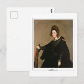 Diego Velázquez #1 - Carte postale d'art fin (Devant / Derrière)