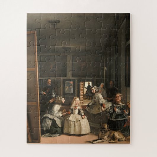 Diego Velazquez - Las Meninas Legpuzzel (Verticaal)