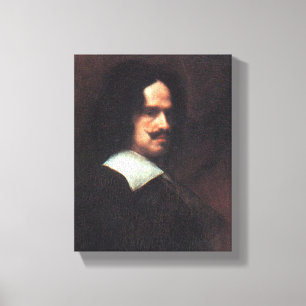 Diego Velazquez Self Portrait Canvas Afdruk