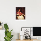 Diego Velázquez Zedign Affiche d'art #95 (Bureau à domicile)