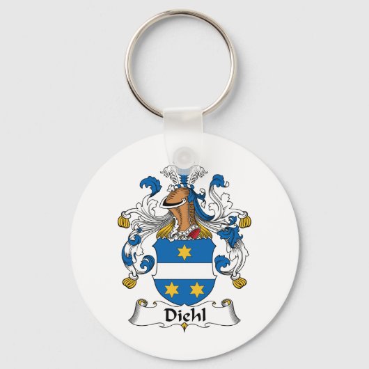 Diehl Family Crest Sleutelhanger (Voorkant)
