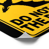 Dien de Dragons niet aan Poster (Hoek)