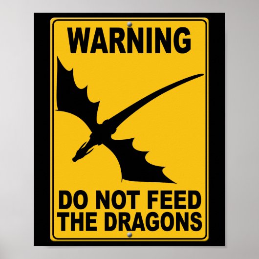 Dien de Dragons niet aan Poster (Voorkant)