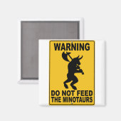 Dien de Minotauriërs niet Magneet (Voorkant / Achterkant)