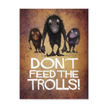 Dien de Trolls niet aan! - Funny Monster Troll Art