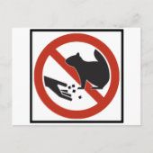 Dien de vierkant niet aan voor het snelwegteken briefkaart (Voorkant)